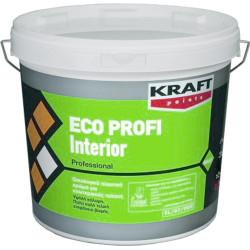 Χρώμα πλαστικό εσωτερικής χρήσης λευκό ECO PROFI INTERIOR  3L