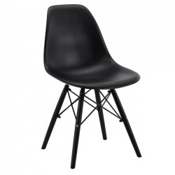 Καρέκλα pp μαύρη 46x55x82cm