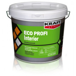 Χρώμα πλαστικό εσωτερικής χρήσης λευκό 9 λίτρα ECO PROFI INTERIOR 