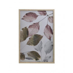 Πίνακας printed φύλλα με πλαίσιο 40χ60εκ