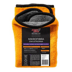 Απορροφητική πετσέτα μικροϊνών 41x41cm, πορτοκαλί/μαύρη